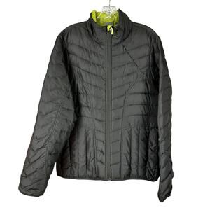 Athleta Women's Down Quilted Jacket Brown Size X-Large Excellent Condition